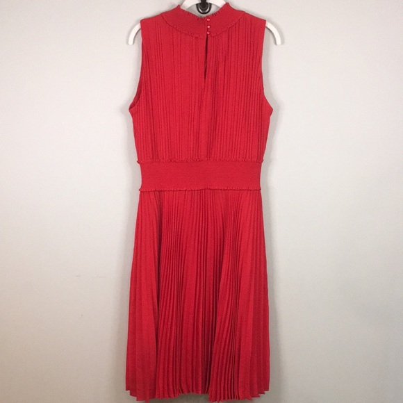 Nanette Lepore red accordion dress - Picture 3 of 8